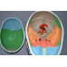 Didactic Colored Human Skull Model,with 7 cervical vertebrae, nerve and artery, on stand Didactic Colored Human Skull Model,with 7 cervical vertebrae, nerve and artery, on stand